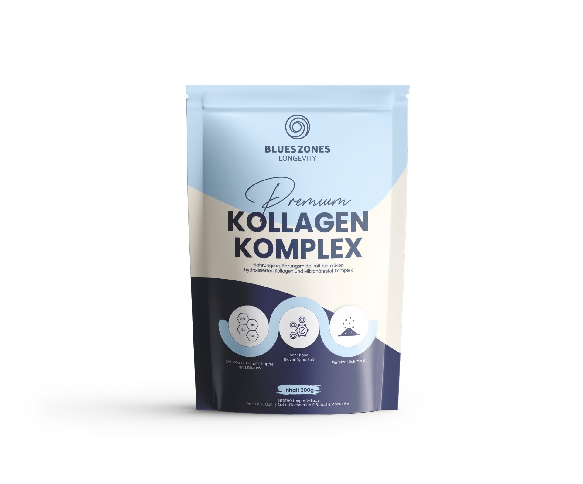 Premium KOLLAGEN KOMPLEX - Mit bioaktiven hydrolysierten Kollagen und Mikronährstoffkomplex